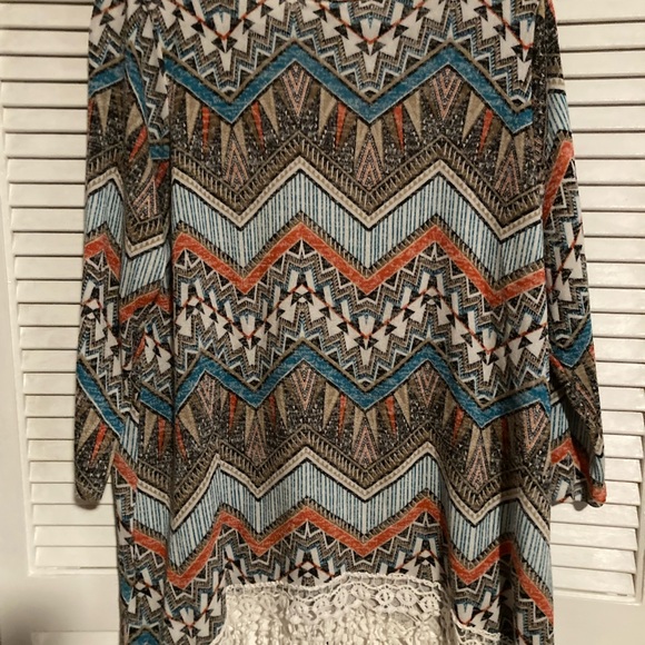 Signature Studio Women’s Multicolor Southwestern Style Lightweight - Picture 6 of 6